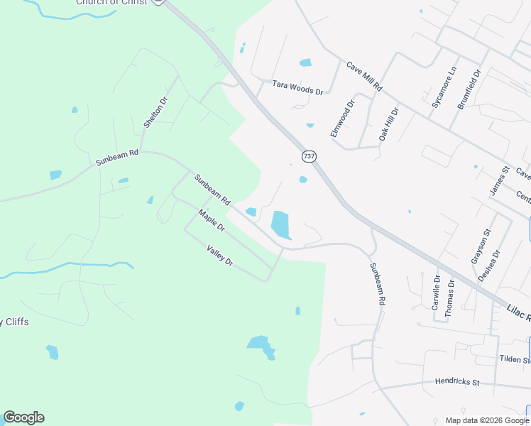 map of restaurants, bars, coffee shops, grocery stores, and more near 1-199 Twin Oaks Dr in Leitchfield
