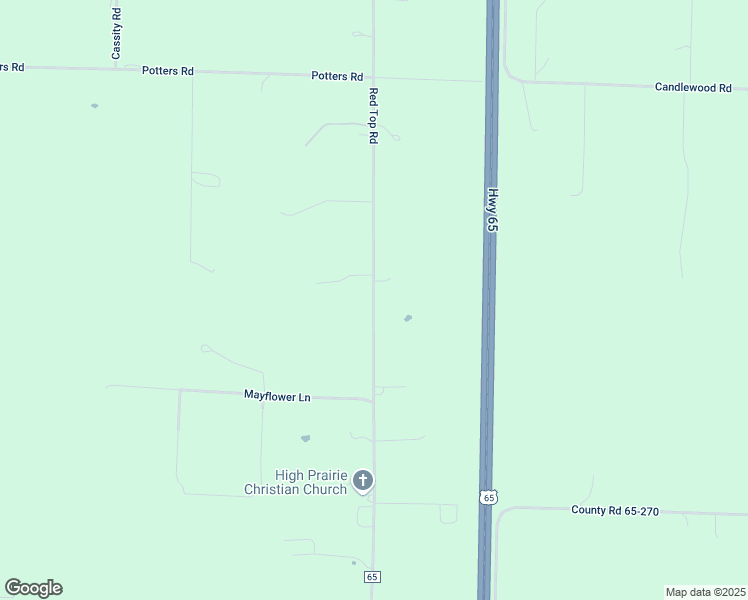 map of restaurants, bars, coffee shops, grocery stores, and more near County Road 65 in Buffalo