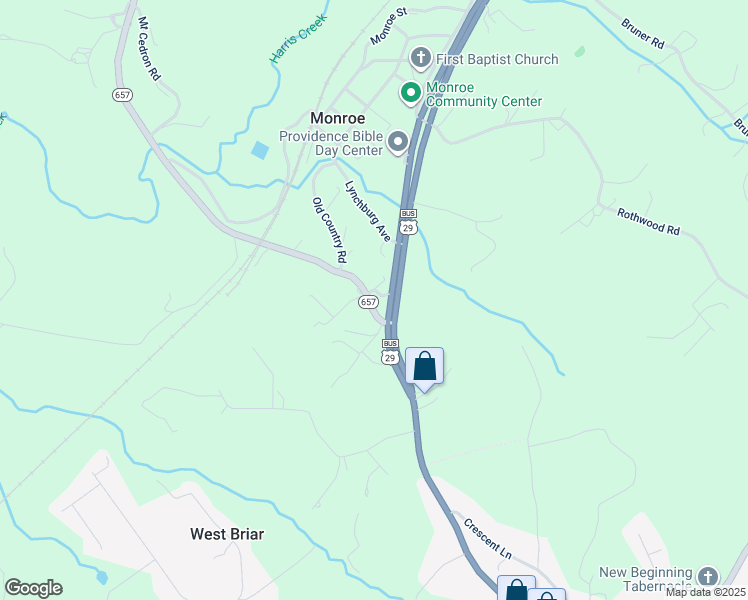 map of restaurants, bars, coffee shops, grocery stores, and more near 124 Cedar Gate Road in Monroe