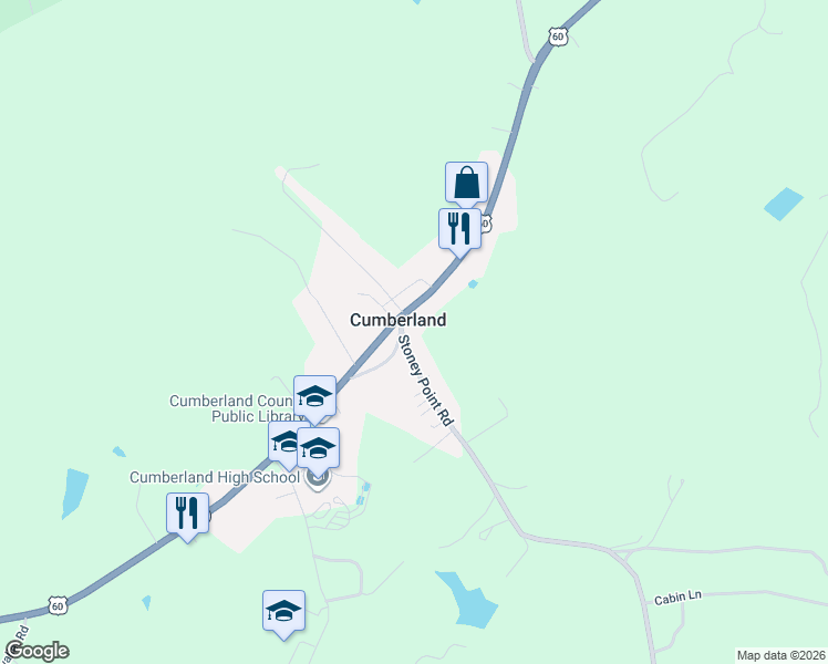 map of restaurants, bars, coffee shops, grocery stores, and more near 26 Fitzgerald Road in Cumberland