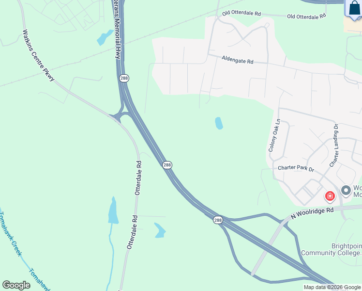 map of restaurants, bars, coffee shops, grocery stores, and more near 801 Otterdale Road in Midlothian