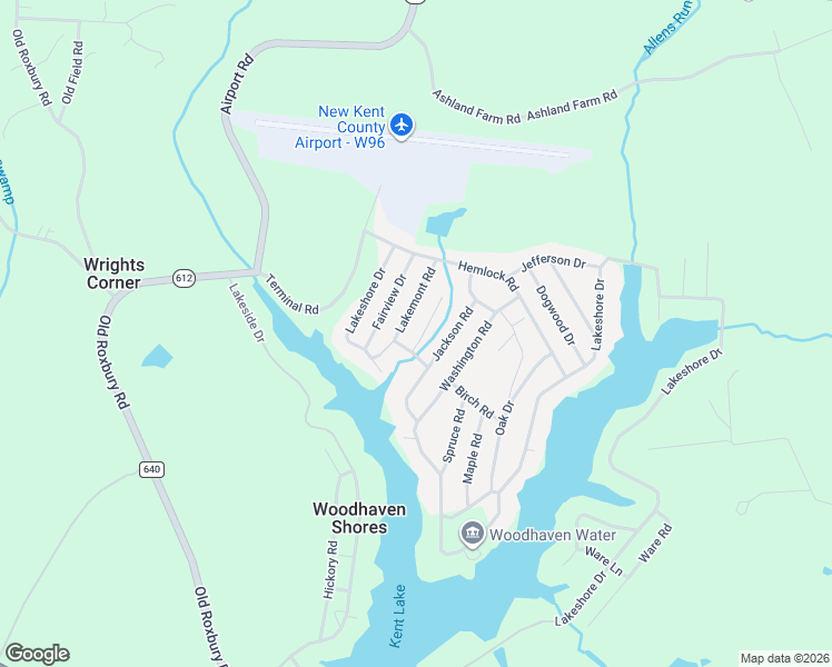 map of restaurants, bars, coffee shops, grocery stores, and more near 7510-7530 Lakeshore Drive in Quinton