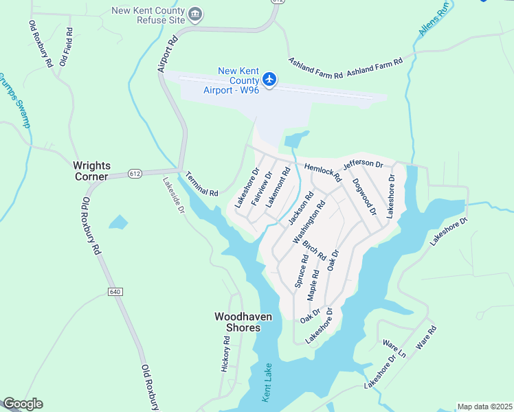 map of restaurants, bars, coffee shops, grocery stores, and more near 6613 Fairview Drive in Quinton