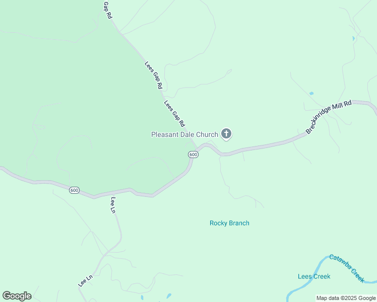 map of restaurants, bars, coffee shops, grocery stores, and more near 49 Lees Gap Road in Fincastle