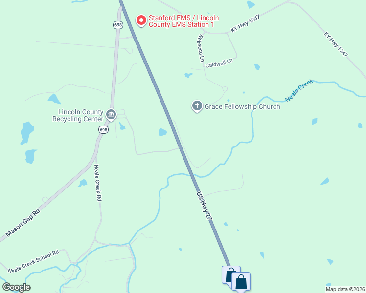map of restaurants, bars, coffee shops, grocery stores, and more near 86 Yates Road in Stanford