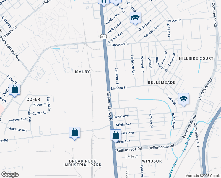 map of restaurants, bars, coffee shops, grocery stores, and more near in 