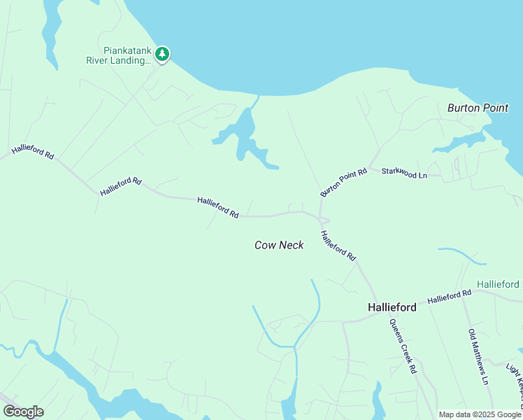 map of restaurants, bars, coffee shops, grocery stores, and more near 1217 Hallieford Road in Hallieford