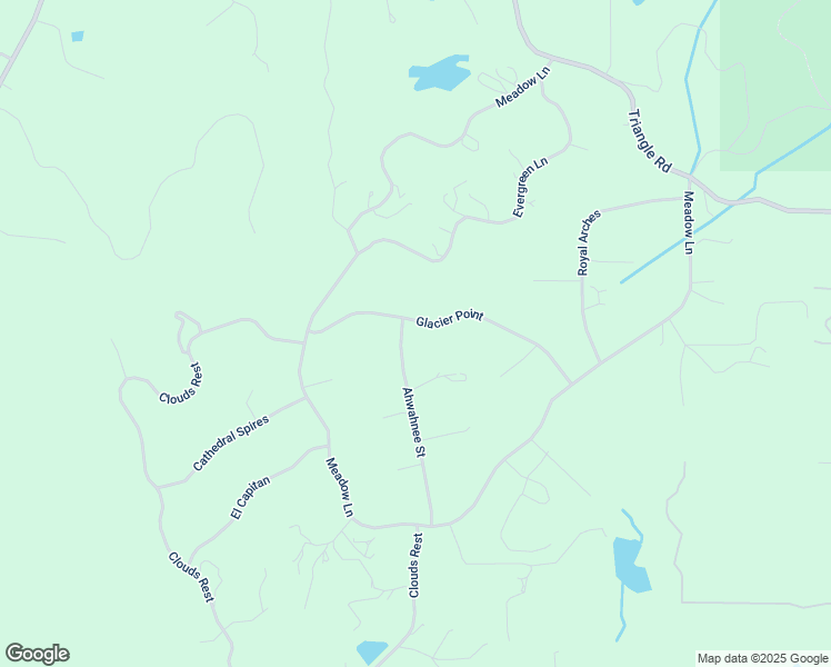 map of restaurants, bars, coffee shops, grocery stores, and more near 5773 Glacier Point in Mariposa