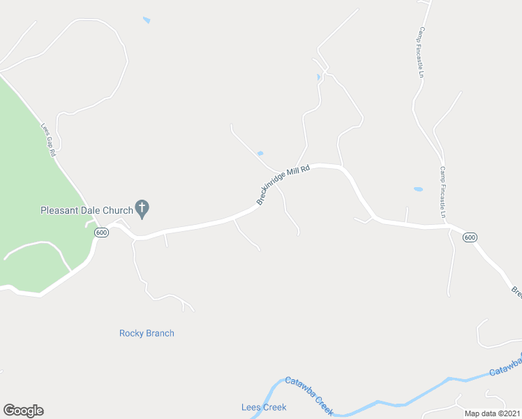map of restaurants, bars, coffee shops, grocery stores, and more near 3283 Breckinridge Mill Road in Fincastle