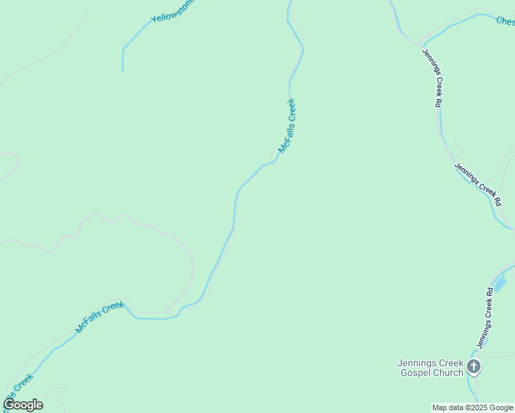 map of restaurants, bars, coffee shops, grocery stores, and more near 1037 McFalls Creek Road in Buchanan