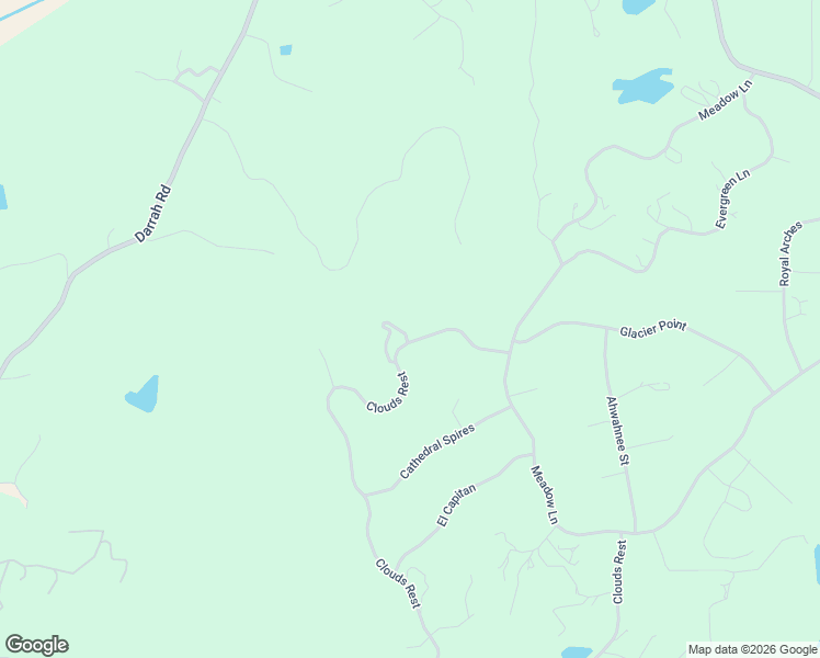 map of restaurants, bars, coffee shops, grocery stores, and more near 5769 Clouds Rest in Mariposa