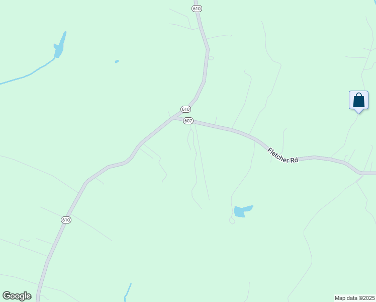 map of restaurants, bars, coffee shops, grocery stores, and more near 4610 Fletcher Road in Gloucester