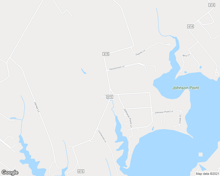 map of restaurants, bars, coffee shops, grocery stores, and more near County Road 615 in Northampton County