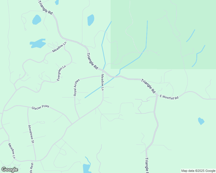 map of restaurants, bars, coffee shops, grocery stores, and more near 5526 Meadow Lane in Mariposa