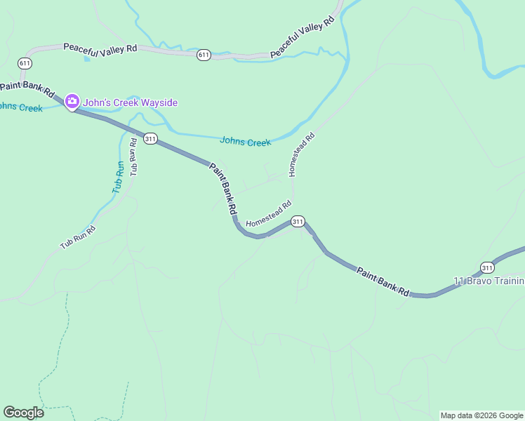 map of restaurants, bars, coffee shops, grocery stores, and more near Highway 311 in New Castle
