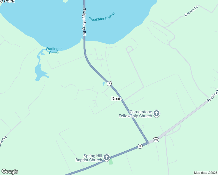 map of restaurants, bars, coffee shops, grocery stores, and more near 62 Highway 3 in Dutton