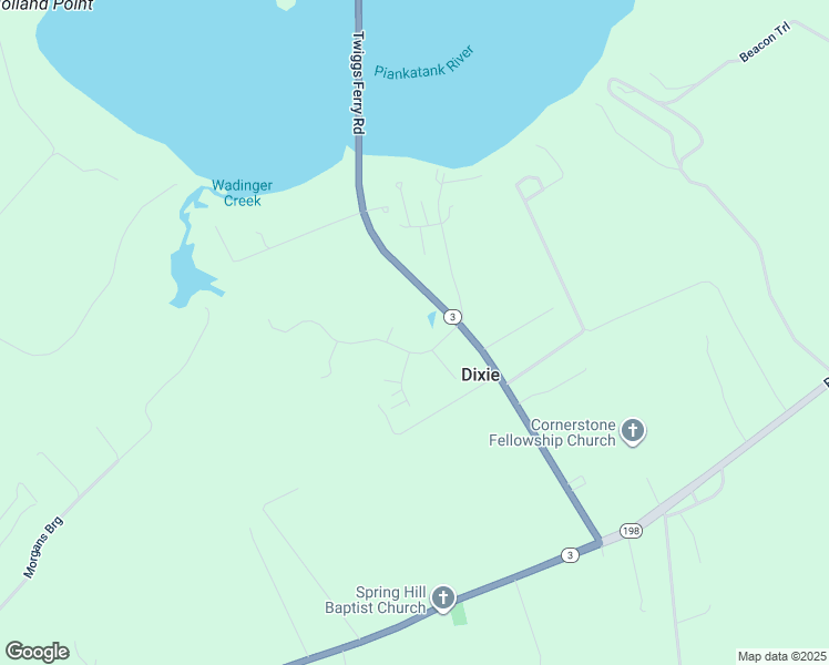 map of restaurants, bars, coffee shops, grocery stores, and more near 140 Dixie Drive in Dutton