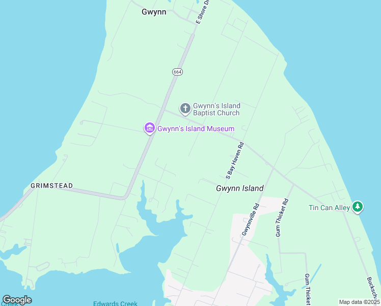 map of restaurants, bars, coffee shops, grocery stores, and more near 163 Peachie Lane in Gwynn