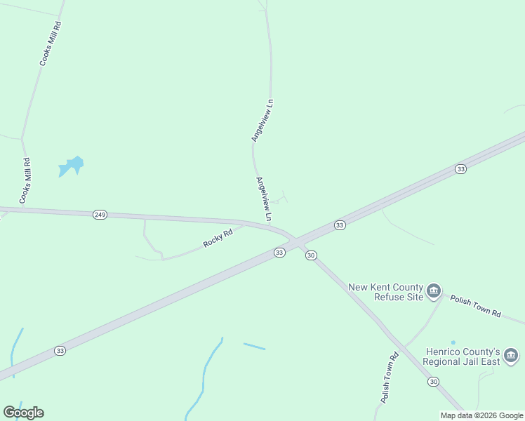 map of restaurants, bars, coffee shops, grocery stores, and more near 6918 Angelview Lane in Lanexa