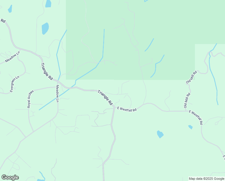 map of restaurants, bars, coffee shops, grocery stores, and more near 3318 Triangle Road in Mariposa