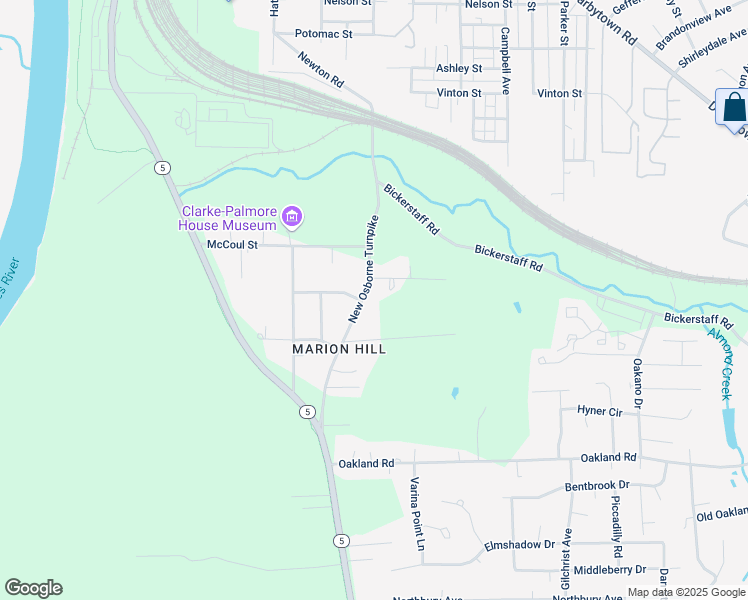 map of restaurants, bars, coffee shops, grocery stores, and more near 5817 New Osborne Turnpike in Henrico
