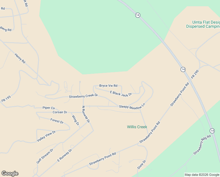 map of restaurants, bars, coffee shops, grocery stores, and more near 2090 Bryce View Road in Duck Creek Village