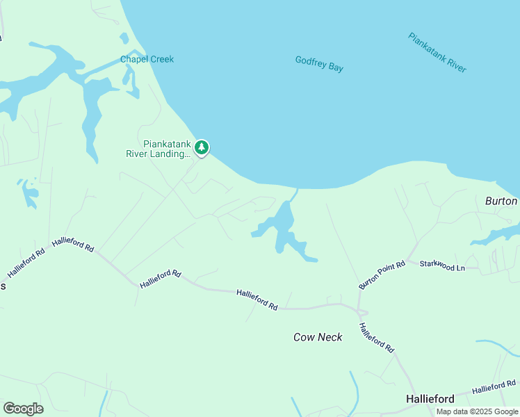 map of restaurants, bars, coffee shops, grocery stores, and more near 208 Misty Cove Road in Hallieford