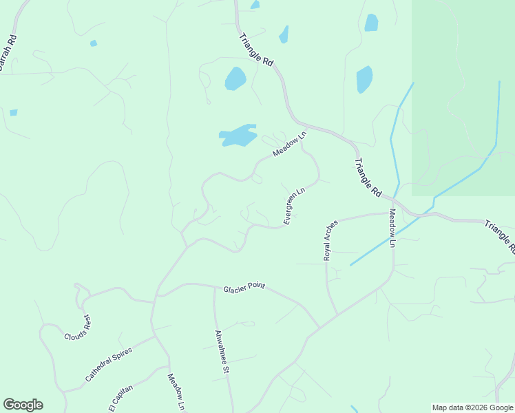 map of restaurants, bars, coffee shops, grocery stores, and more near 5909 Evergreen Lane in Mariposa