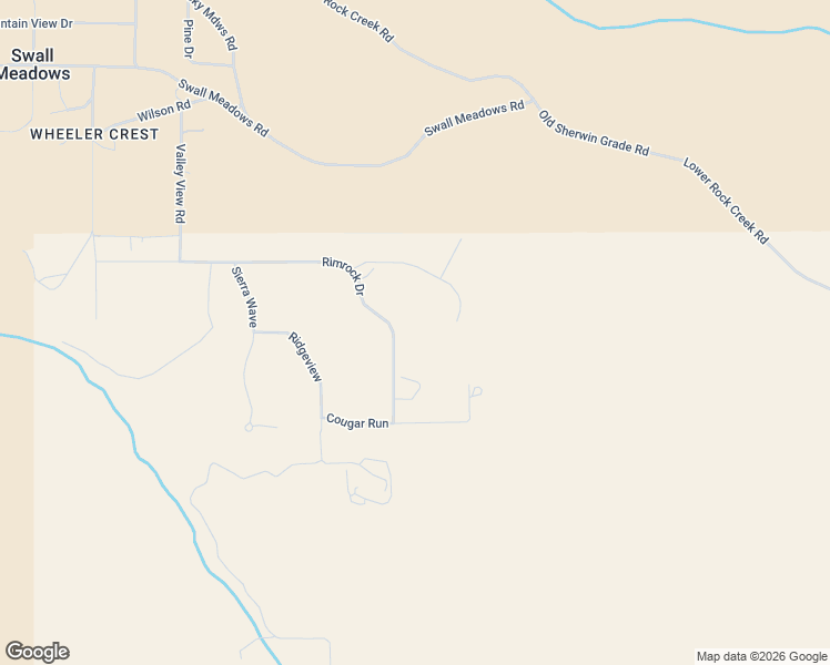 map of restaurants, bars, coffee shops, grocery stores, and more near 569 Rimrock Drive in Bishop