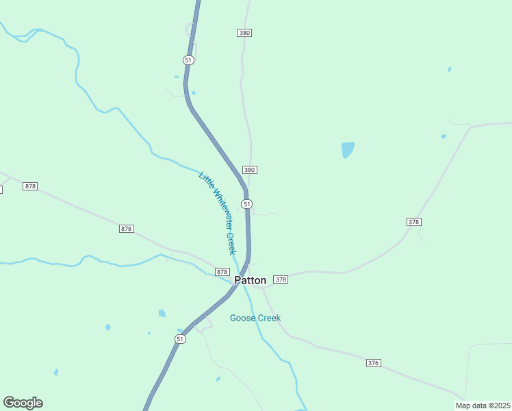 map of restaurants, bars, coffee shops, grocery stores, and more near 1000 Missouri 51 in Patton