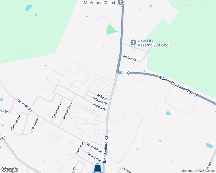 map of restaurants, bars, coffee shops, grocery stores, and more near 102 Kegley Drive in Leitchfield