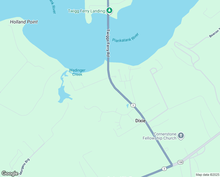 map of restaurants, bars, coffee shops, grocery stores, and more near 133 Twiggs Ferry Road in Dutton