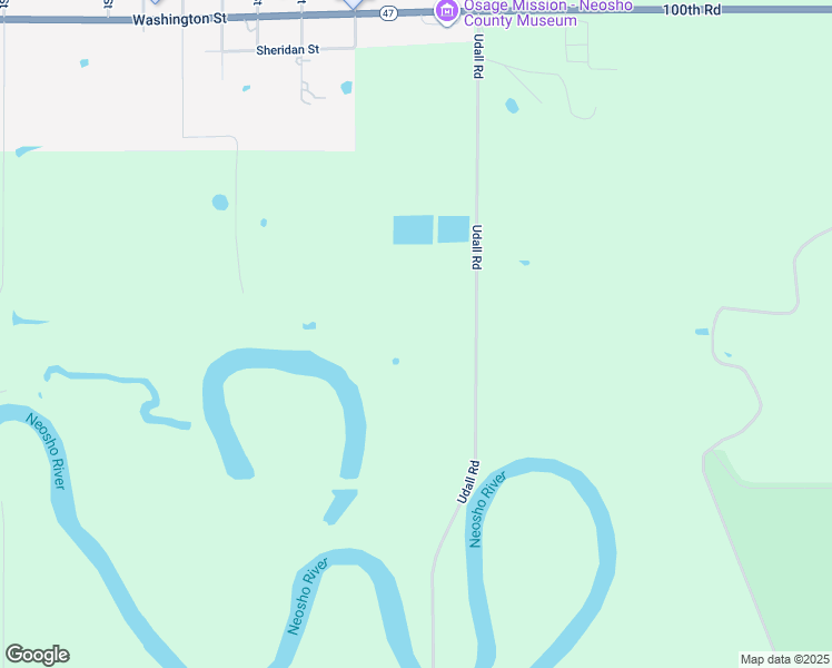 map of restaurants, bars, coffee shops, grocery stores, and more near in Neosho County