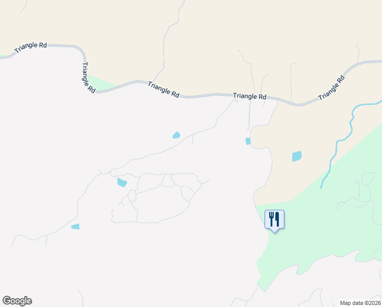 map of restaurants, bars, coffee shops, grocery stores, and more near 4103 Triangle Road in Mariposa