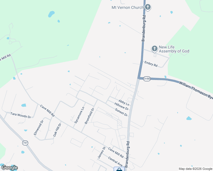 map of restaurants, bars, coffee shops, grocery stores, and more near 1616 Lashley Street in Leitchfield