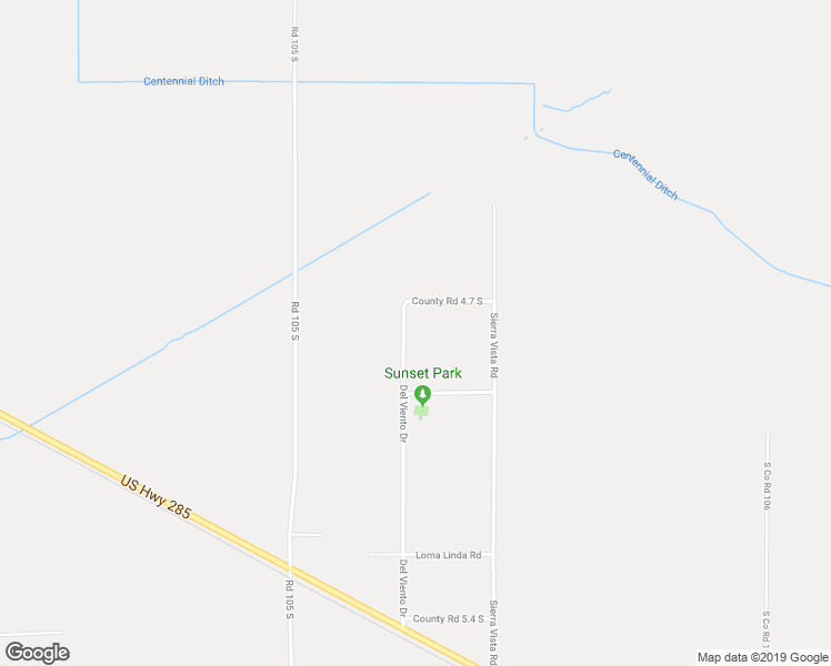 map of restaurants, bars, coffee shops, grocery stores, and more near 4670 Del Viento Road in Alamosa