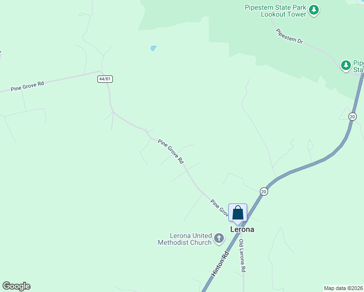 map of restaurants, bars, coffee shops, grocery stores, and more near 652 Pine Grove Road in Lerona