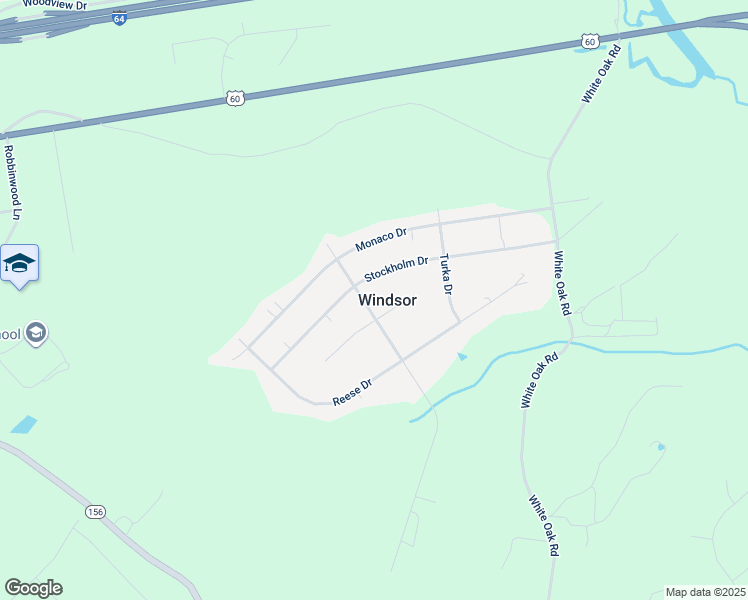 map of restaurants, bars, coffee shops, grocery stores, and more near 603 Rasmussen Drive in Sandston
