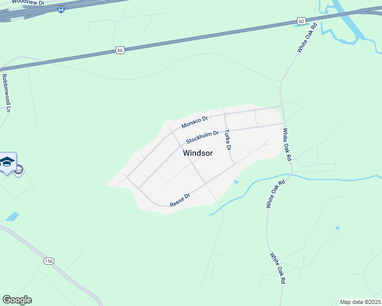 map of restaurants, bars, coffee shops, grocery stores, and more near 603 Rasmussen Drive in Sandston