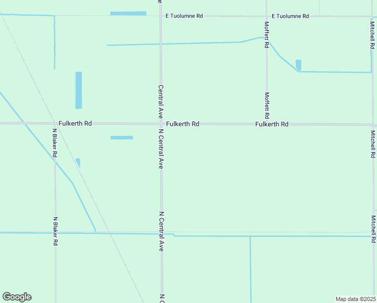 map of restaurants, bars, coffee shops, grocery stores, and more near 1400 North Central Avenue in Turlock
