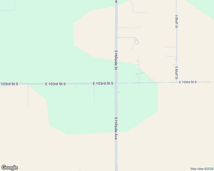 map of restaurants, bars, coffee shops, grocery stores, and more near 3121 East 103rd Street South in Mulvane