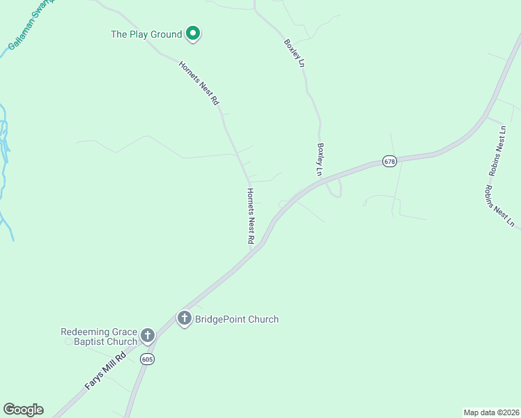 map of restaurants, bars, coffee shops, grocery stores, and more near 10665 Hornets Nest Road in Gloucester