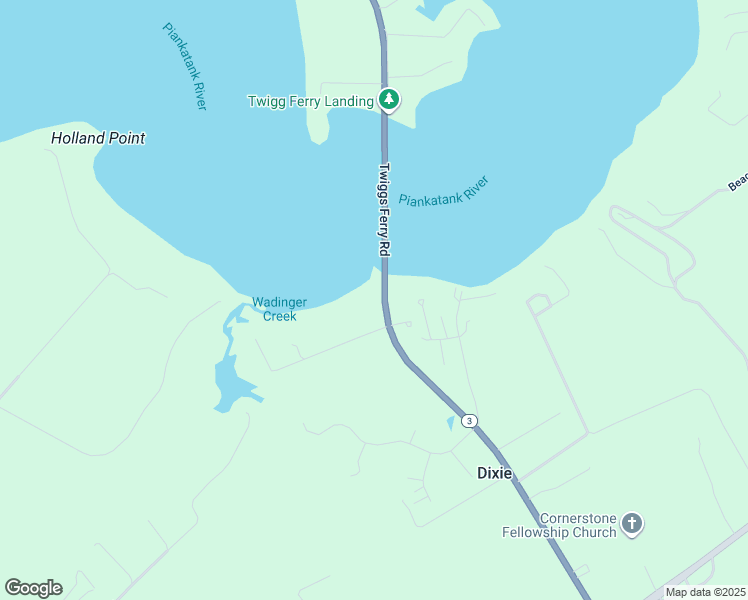 map of restaurants, bars, coffee shops, grocery stores, and more near 157 Twiggs Ferry Road in Dutton