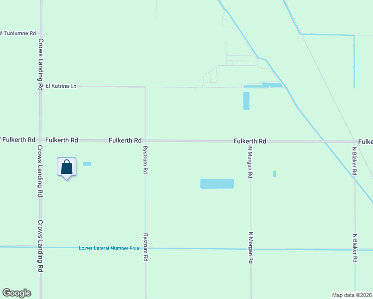 map of restaurants, bars, coffee shops, grocery stores, and more near 11544 Fulkerth Road in Ceres