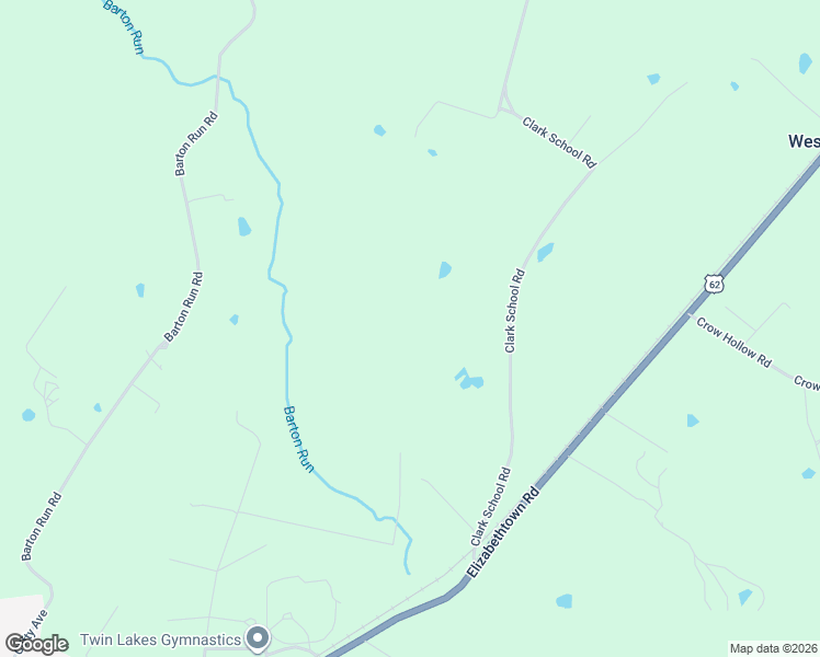 map of restaurants, bars, coffee shops, grocery stores, and more near 347 Clark School Road in Clarkson