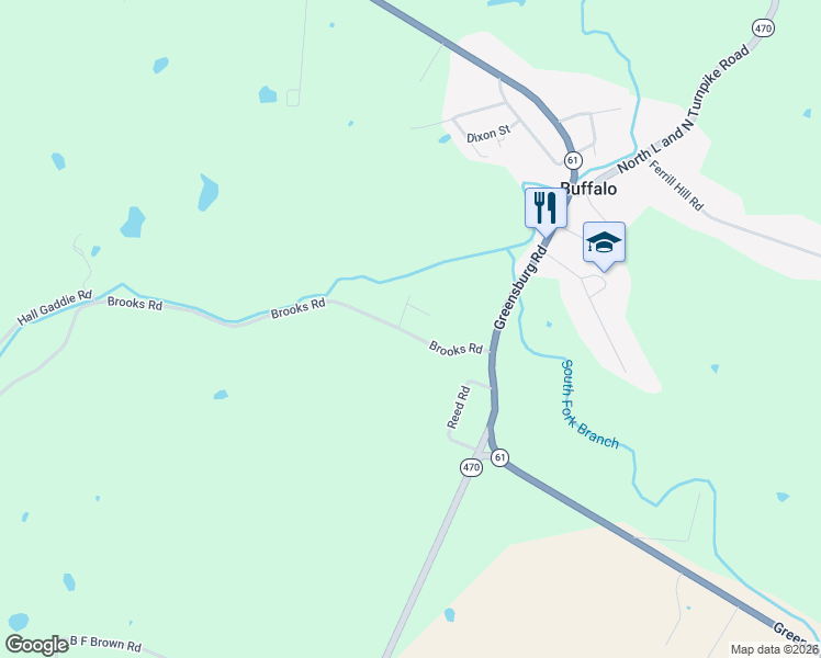 map of restaurants, bars, coffee shops, grocery stores, and more near 1912-1978 Brooks Rd in Buffalo