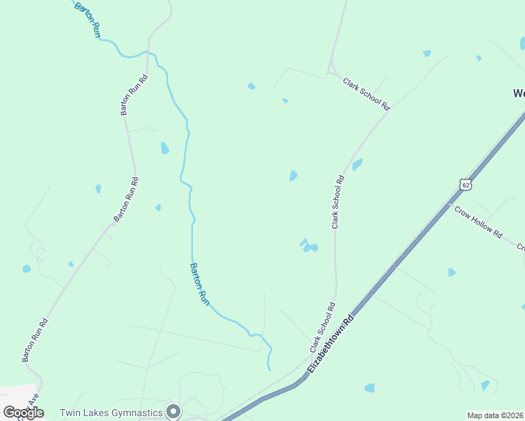 map of restaurants, bars, coffee shops, grocery stores, and more near 347 Clark School Road in Clarkson