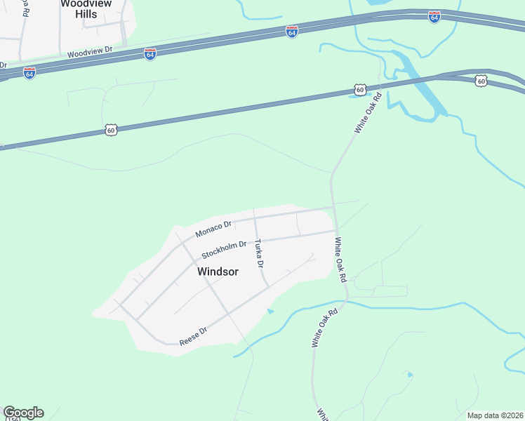 map of restaurants, bars, coffee shops, grocery stores, and more near 4800 Monaco Drive in Sandston