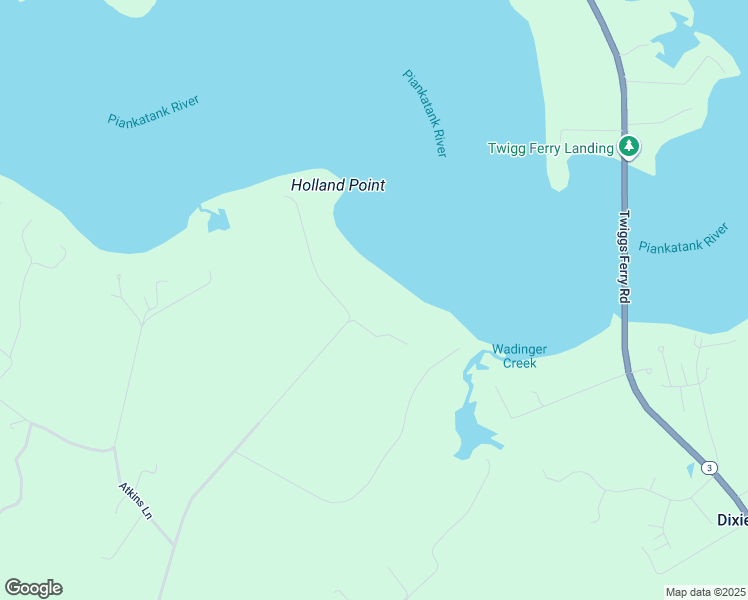 map of restaurants, bars, coffee shops, grocery stores, and more near 1079 Holland Point Road in Dutton
