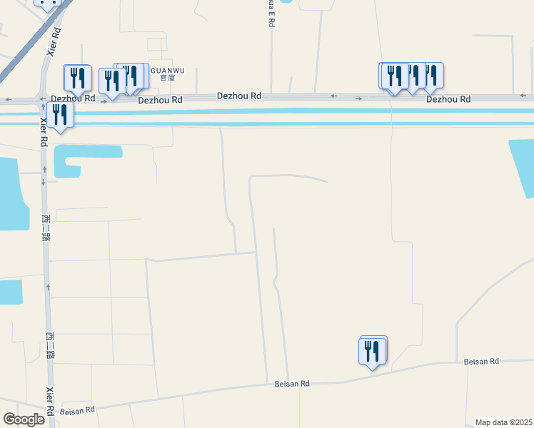 map of restaurants, bars, coffee shops, grocery stores, and more near in Dongying